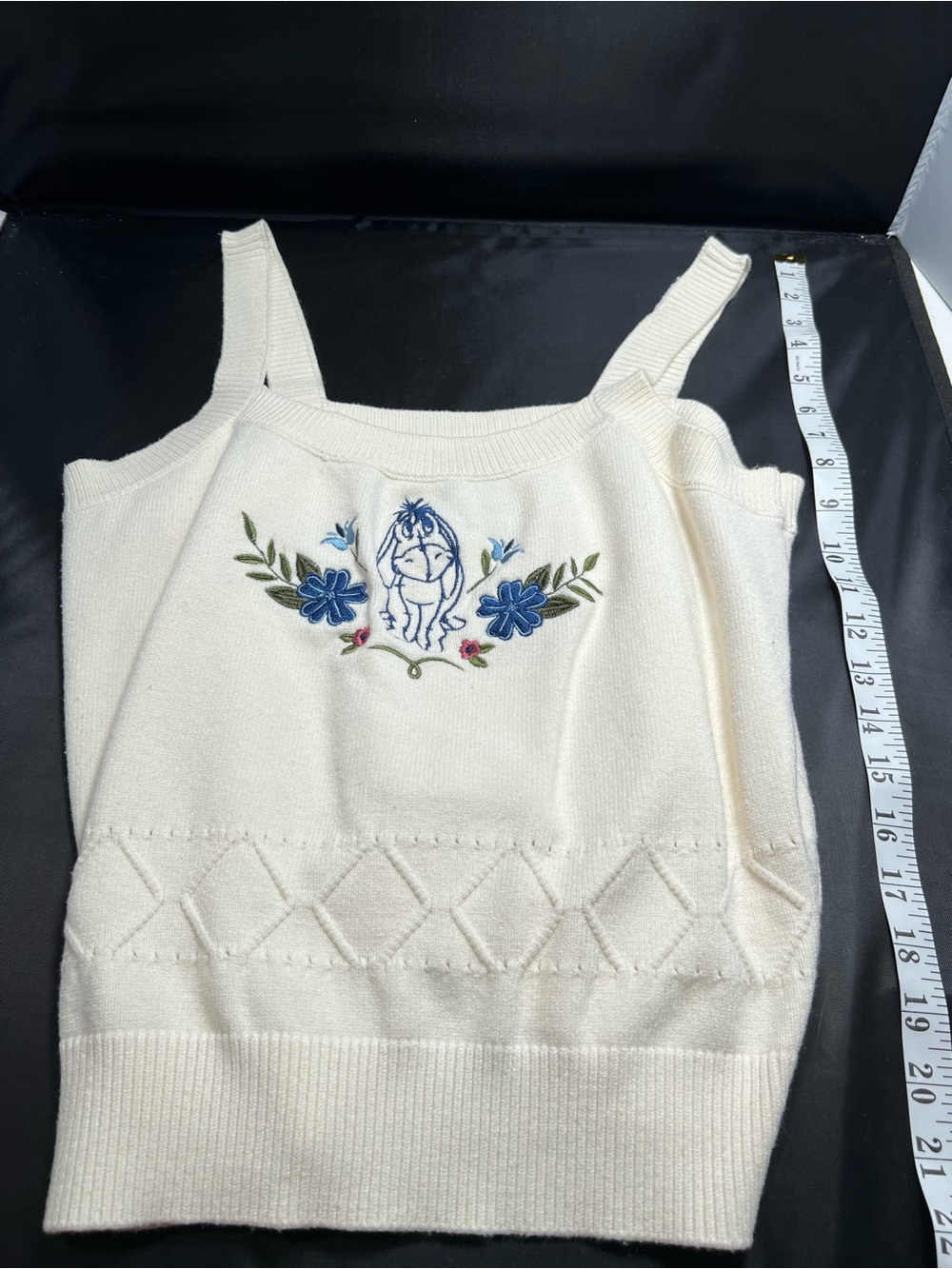 Her Universe Disney Winnie the Pooh Eeyore Embroidered Knit Tank Top Women’s 2X
